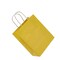 250 Pcs Shadow Stripe Kraft Shopping Bags Natural Look 16" x 6" x 12"